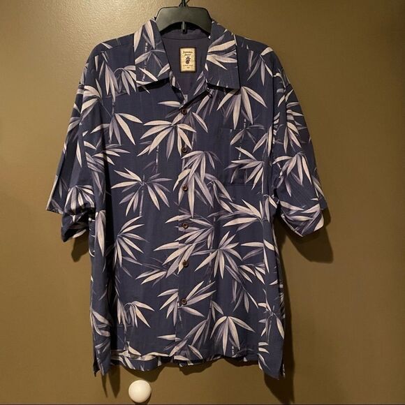 Jamaican Jaxx Silk Hawaiian Shirt Size XL - Picture 4 of 8